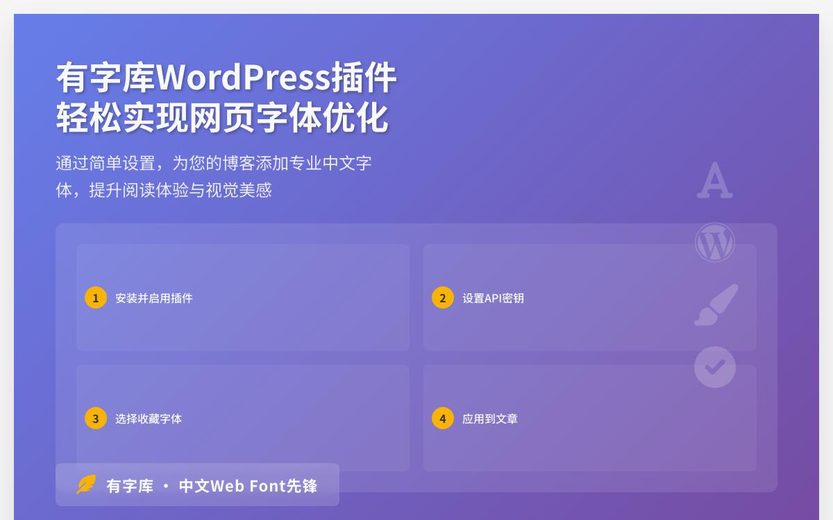 WordPress插件：有字库插件美化文章标题和内容技术教程主机格调