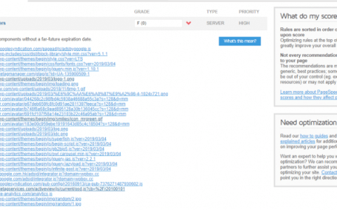 优化YSlow add expires headers项目提升博客访问速度