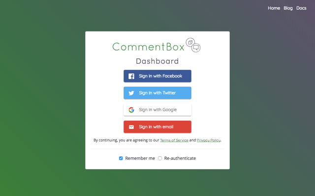 CommentBox.io 无广告、不追踪隐私的网站留言系统 WordPress 插件3主题插件主机格调