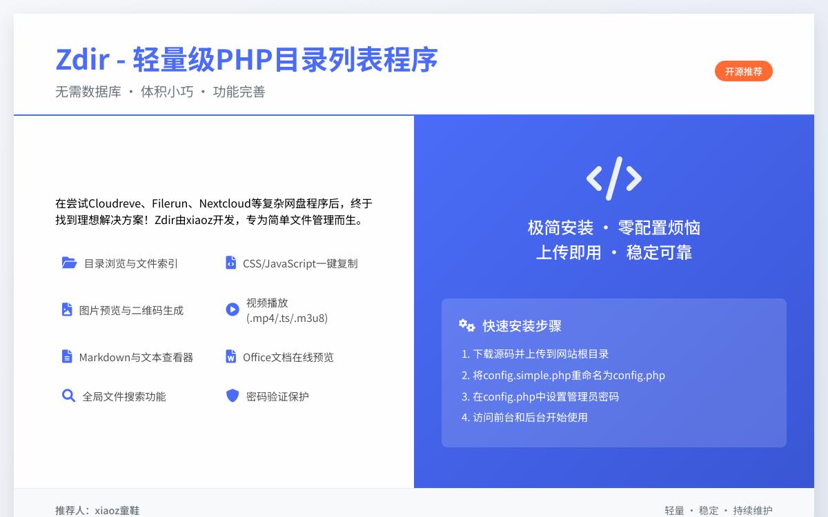 私有文档、源码、软件目录列表程序:Zdir技术教程主机格调 私有文档、源码、软件目录列表程序:Zdir技术教程主机格调