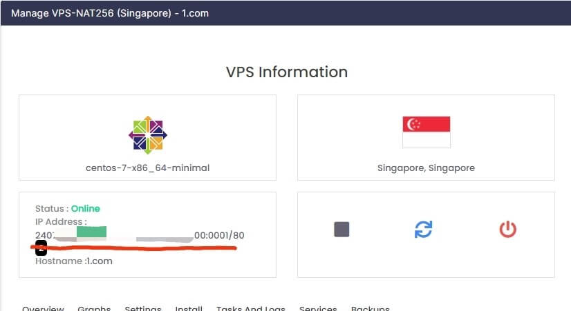 WebHorizon新加坡NAT VPS基于ipv6搭建节点反代解锁奈飞便宜vps主机格调
