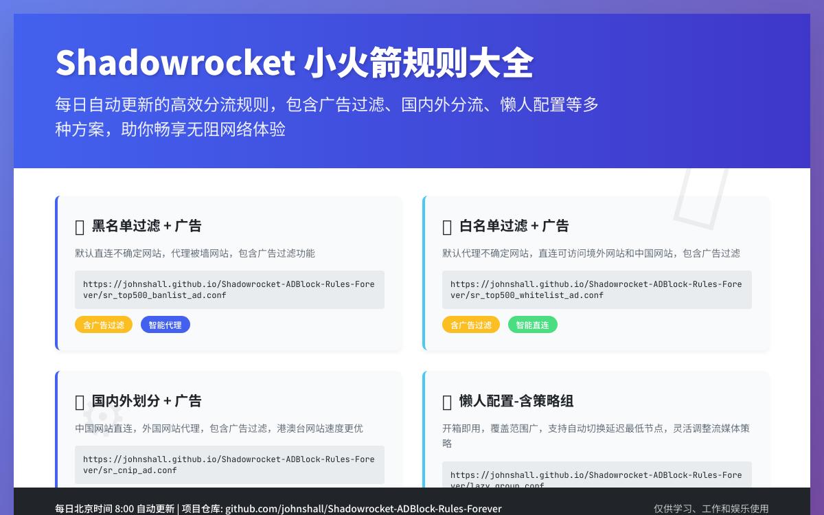 2025年最新苹果 iOS 小火箭 Shadowrocket 配置规则黑科技主机格调 2025年最新苹果 iOS 小火箭 Shadowrocket 配置规则黑科技主机格调