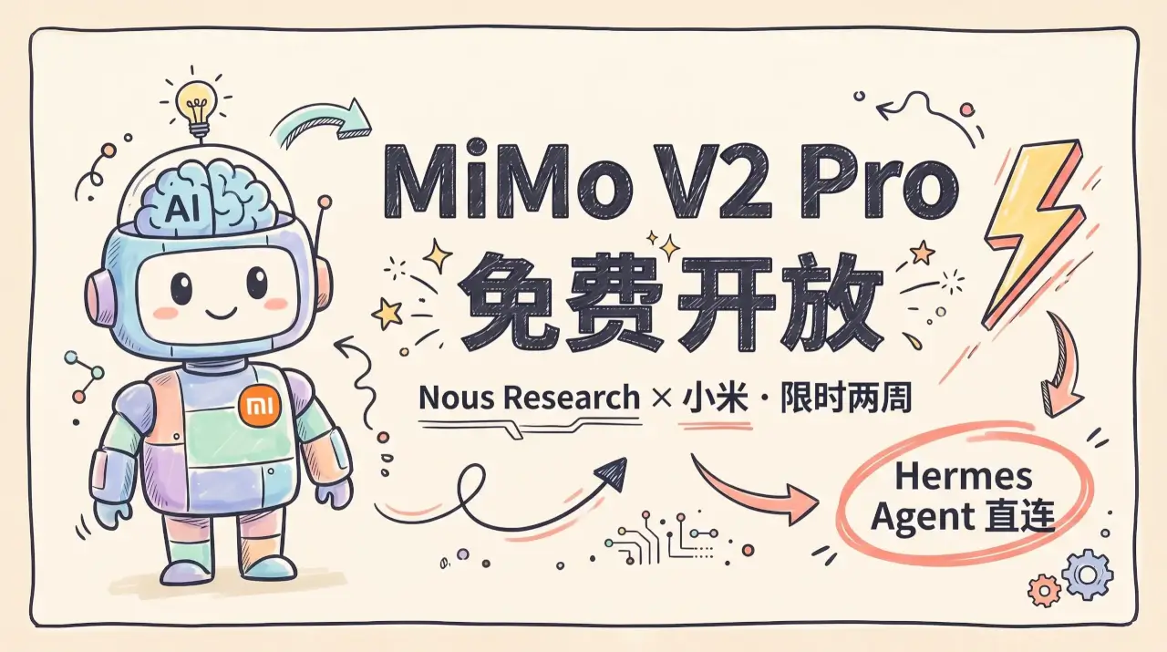 Nous Research 联手小米:MiMo V2 Pro 免费开放两周优惠促销主机格调 Nous Research 联手小米:MiMo V2 Pro 免费开放两周优惠促销主机格调