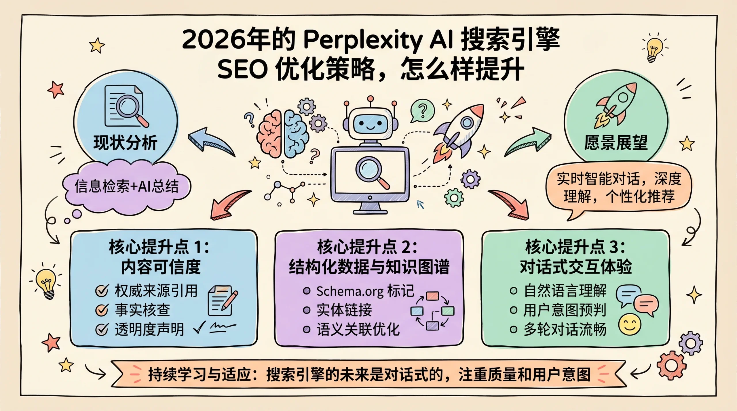 2026年的 Perplexity AI 搜索引擎 SEO 优化策略，怎么样提升排名 GEO 优化效果？技术教程主机格调