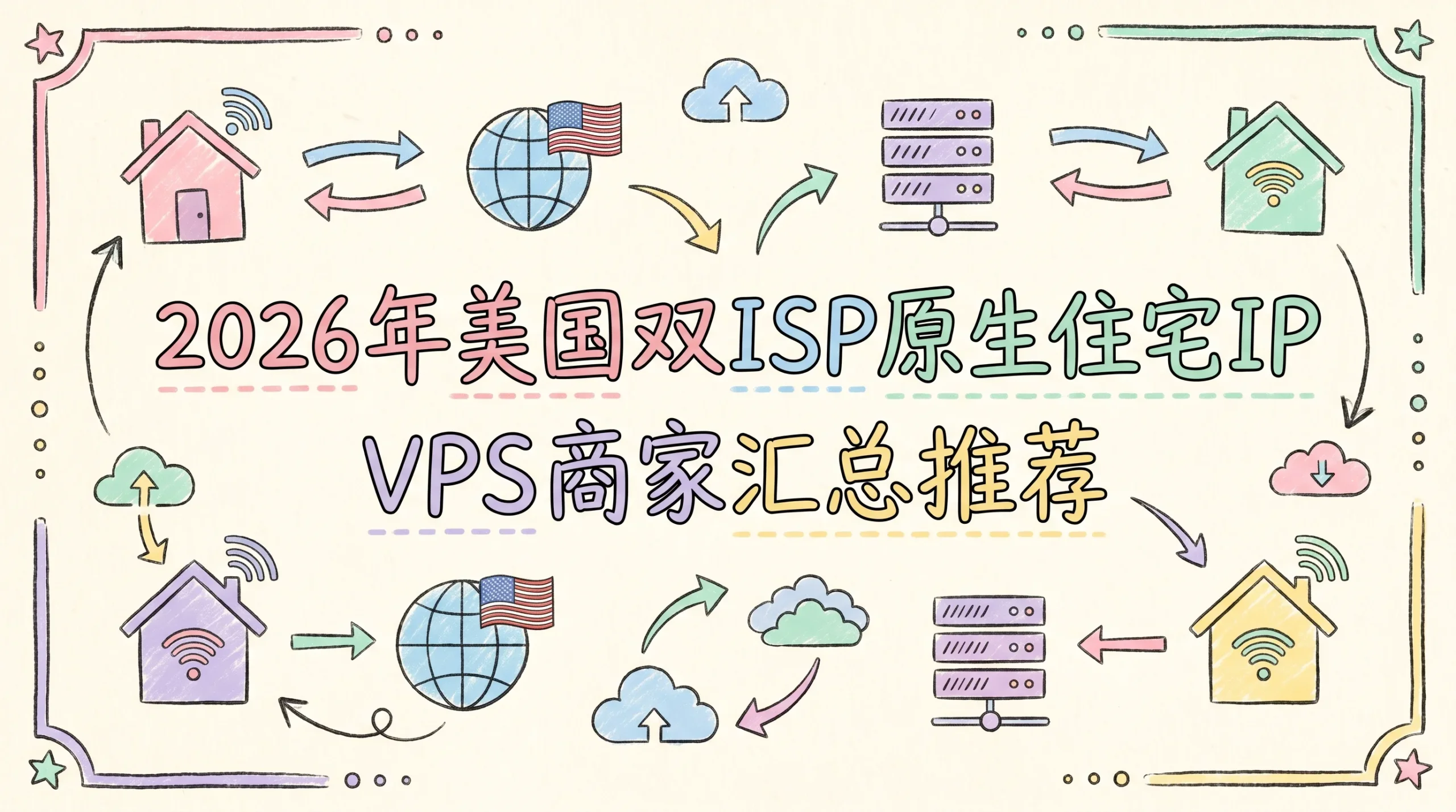 2026年美国双ISP原生住宅家宽IP VPS商家推荐，解锁奈飞油管/TikTok/ChatGPT，跨境电商和流媒体运营优惠促销主机格调