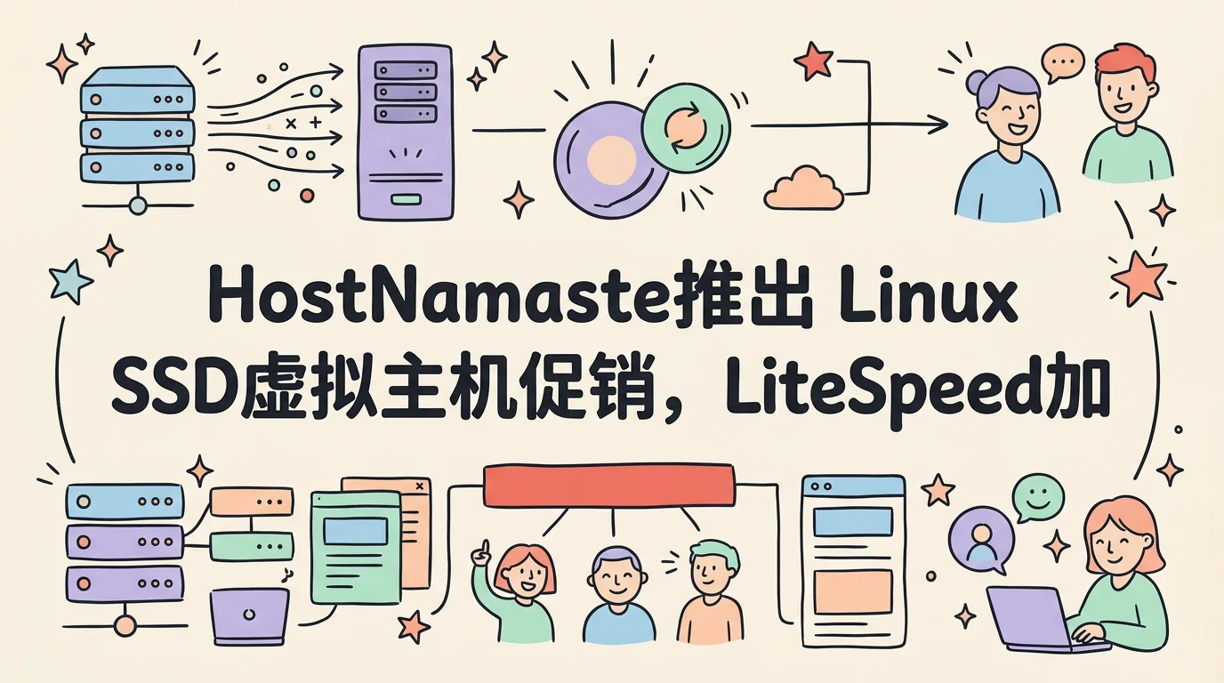 HostNamaste推出 Linux SSD虚拟主机促销，LiteSpeed加速/无限域名/免费SSL，可选美国洛杉矶/达拉斯/法国/加拿大机房，年付 $8 起优惠促销主机格调