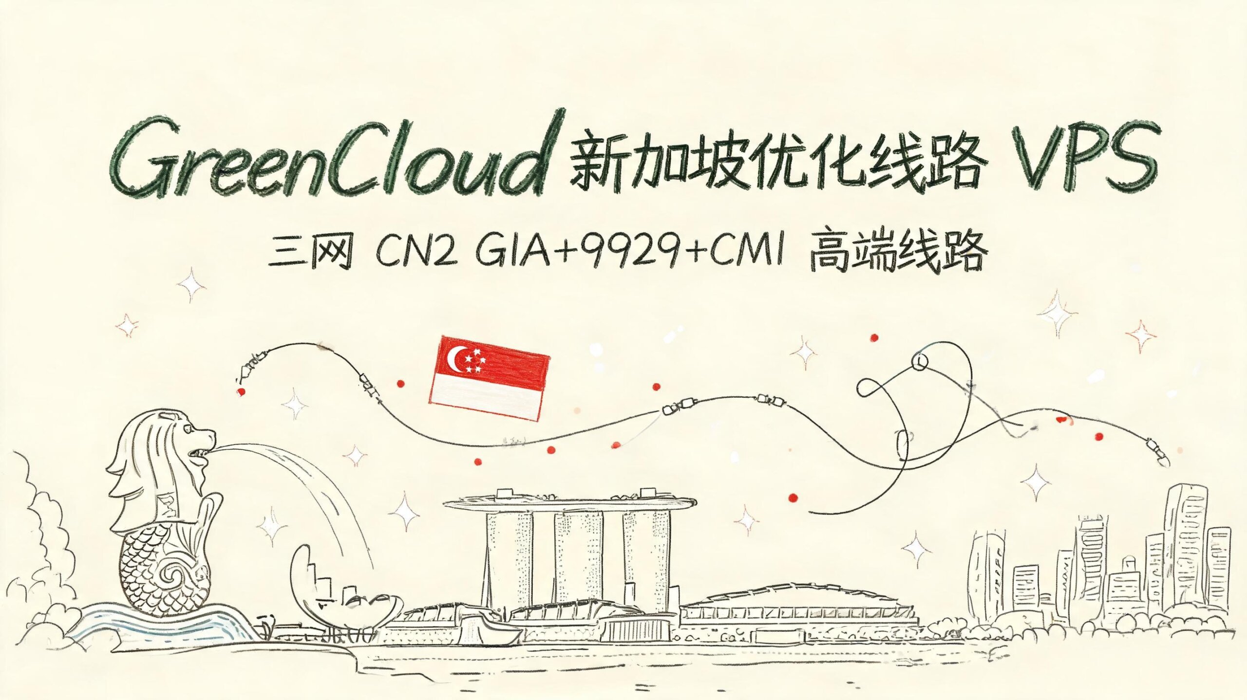 GreenCloud 新加坡中国优化线路VPS,三网回程CN2 GIA+9929+CMI高端优化线路,$25/月优惠促销主机格调 GreenCloud 新加坡中国优化线路VPS,三网回程CN2 GIA+9929+CMI高端优化线路,$25/月优惠促销主机格调