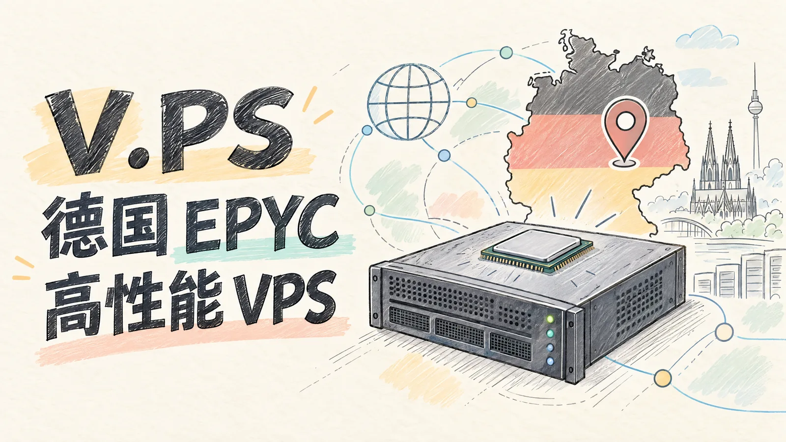 V.PS 德国EPYC高性能VPS补货，三网优化线路CTGNet/CUP/CMIN2，€9.95/月起